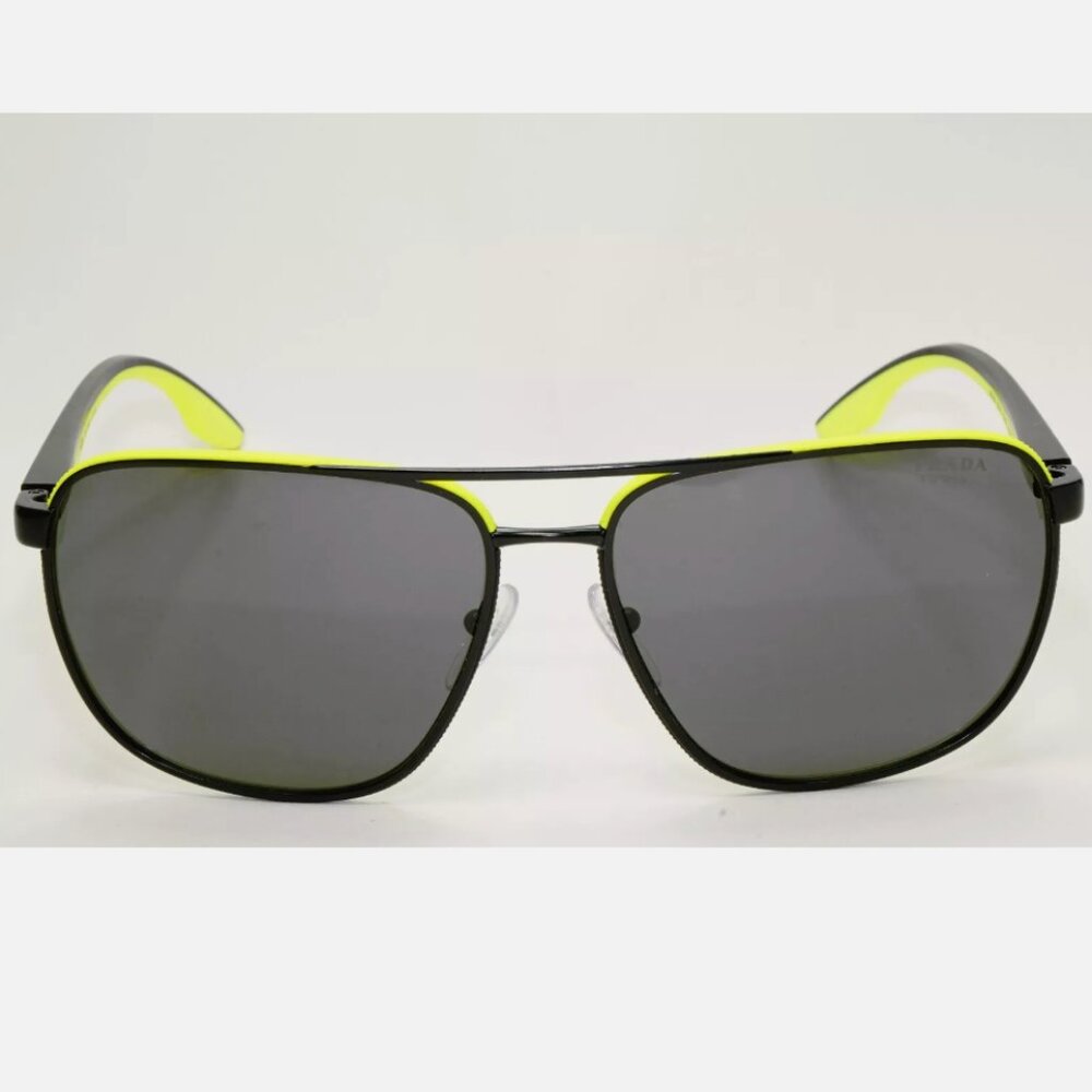 Prada Black Pilot Matte Sunglasses - Picture 2 of 7